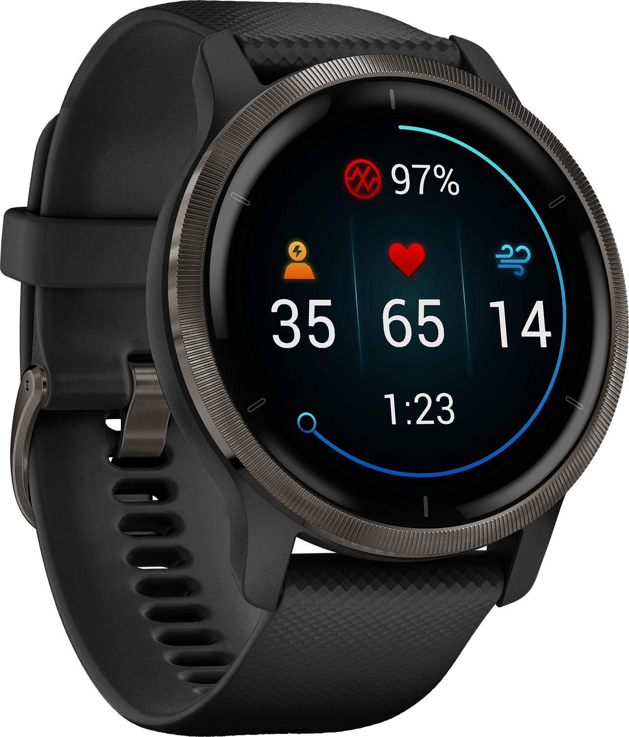GARMIN Venu 2 Zwart | MediaMarkt