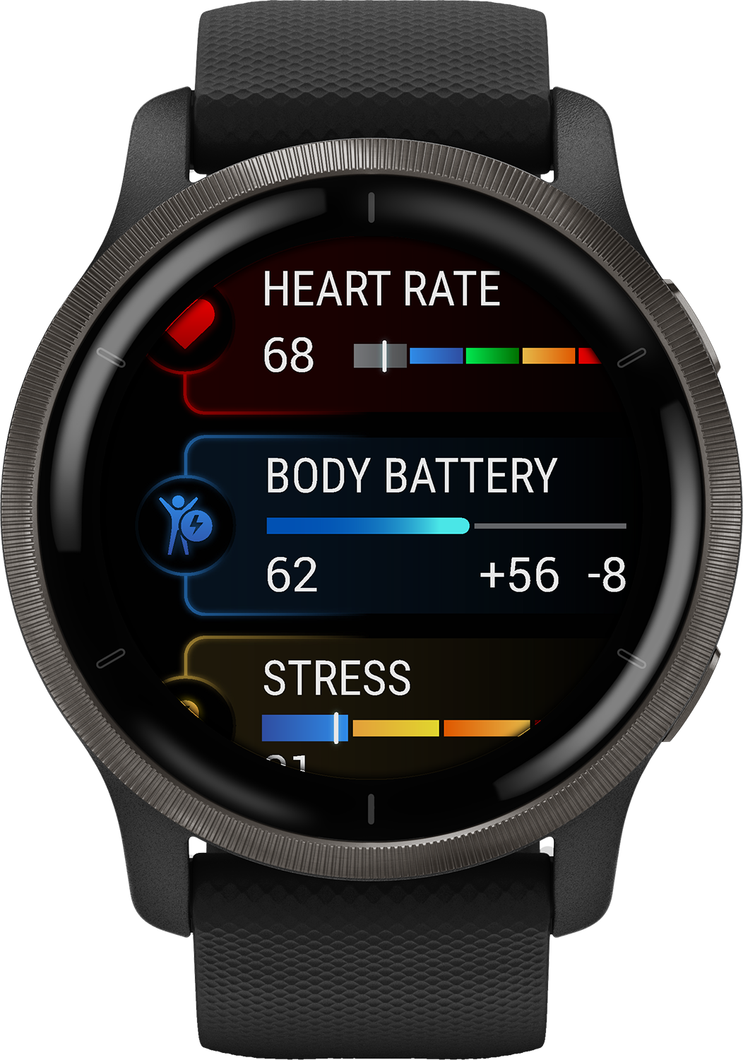 GARMIN Venu 2 Zwart | MediaMarkt
