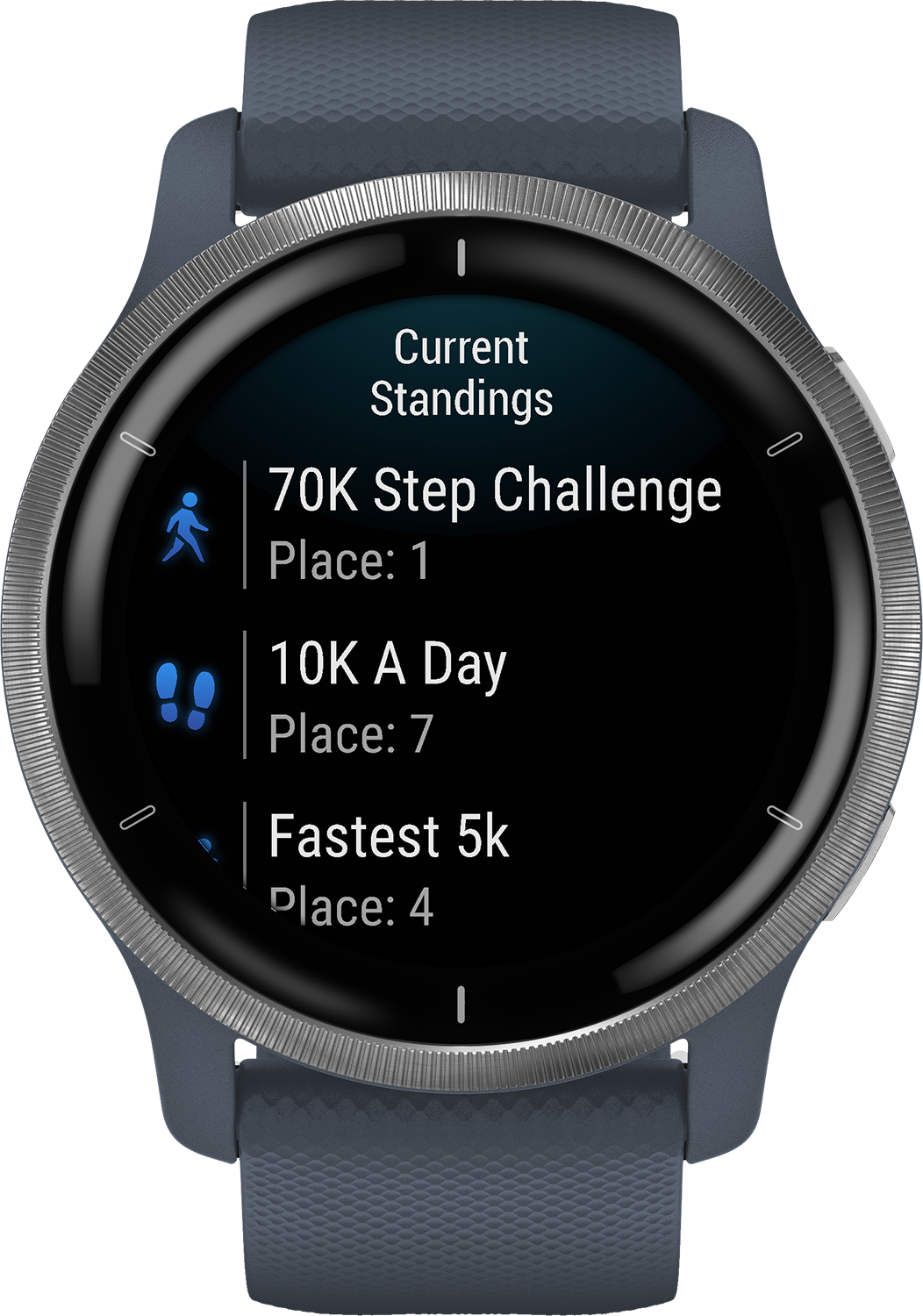 GARMIN Venu 2 Blauw/Zilver