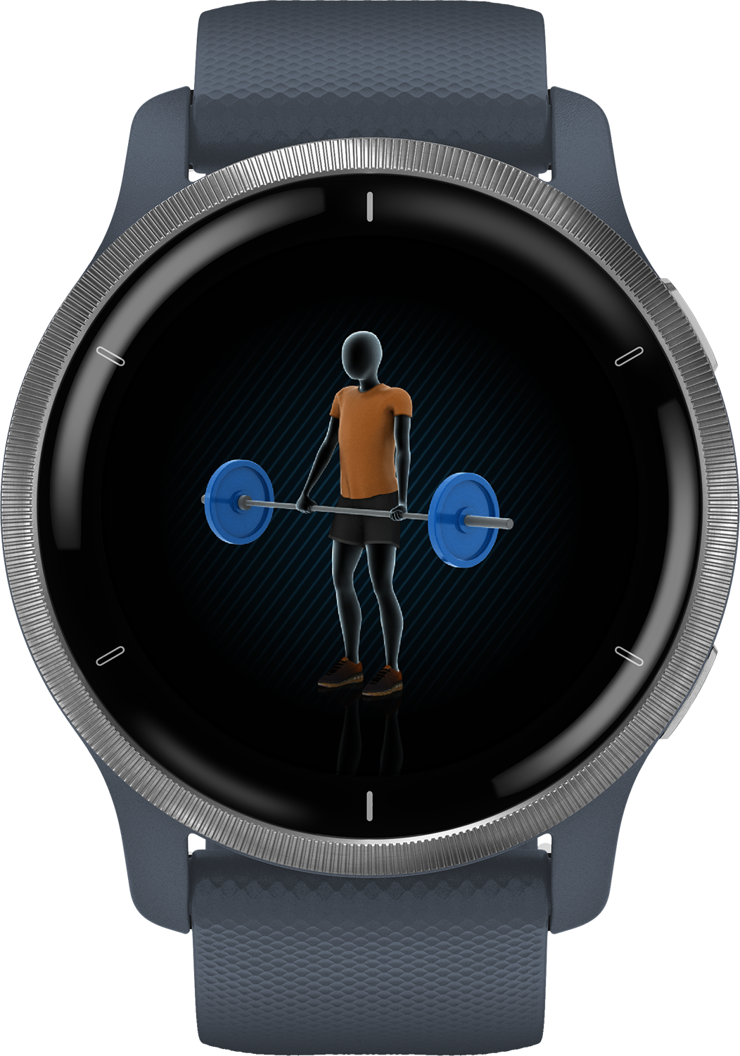GARMIN Venu 2 Blauw/Zilver