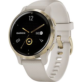 GARMIN Smartwatch Venu 2S 40mm, Beige/Hellgold (010-02429-11)