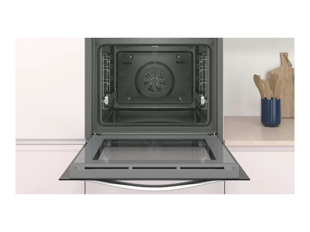 Horno - Balay 3HB5131B0, 595 mm, 71 l, 3400 W, Multifunción, Integrable, Aqualisis, Bloqueo infantil, Inox