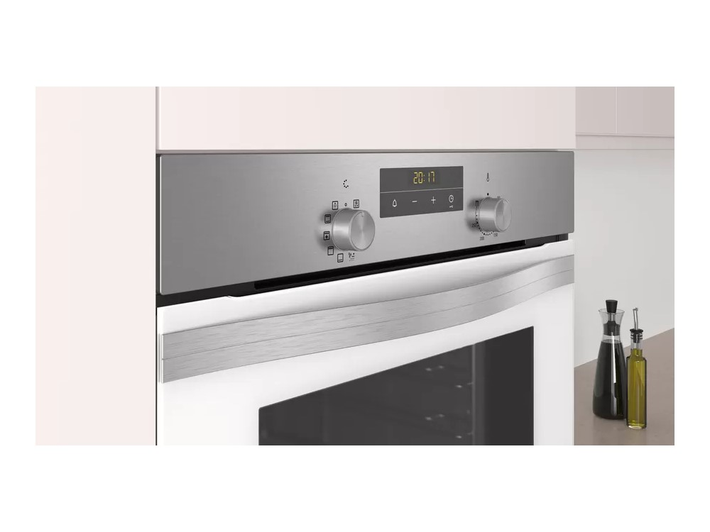 Horno - Balay 3HB5131B0, 595 mm, 71 l, 3400 W, Multifunción, Integrable, Aqualisis, Bloqueo infantil, Inox