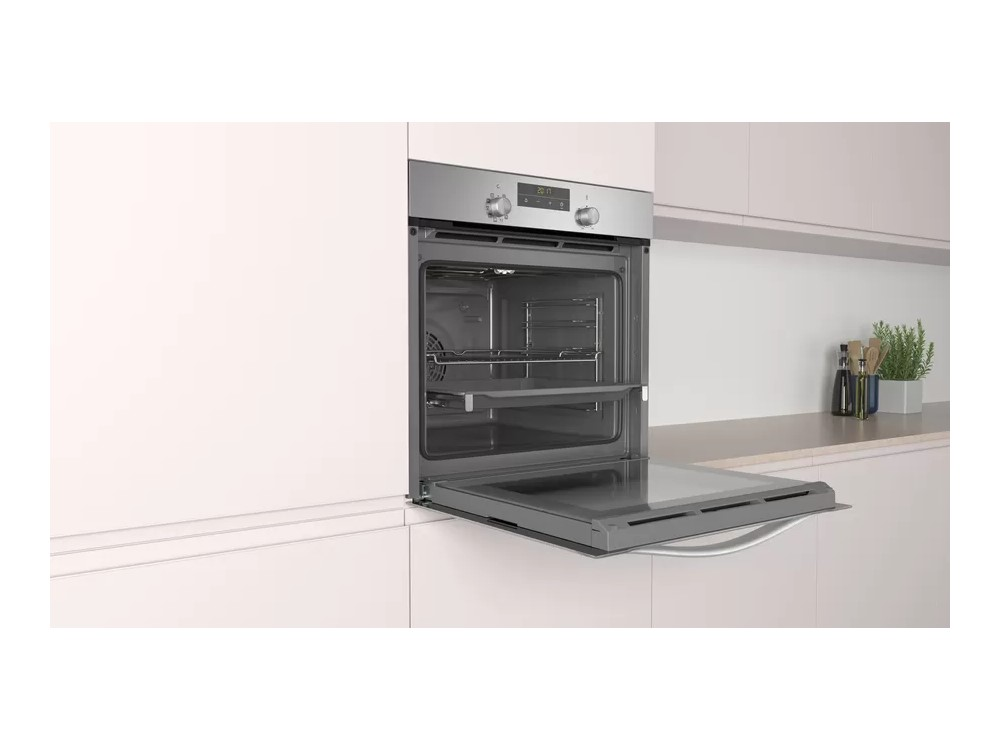 Horno - Balay 3HB5131B0, 595 mm, 71 l, 3400 W, Multifunción, Integrable, Aqualisis, Bloqueo infantil, Inox