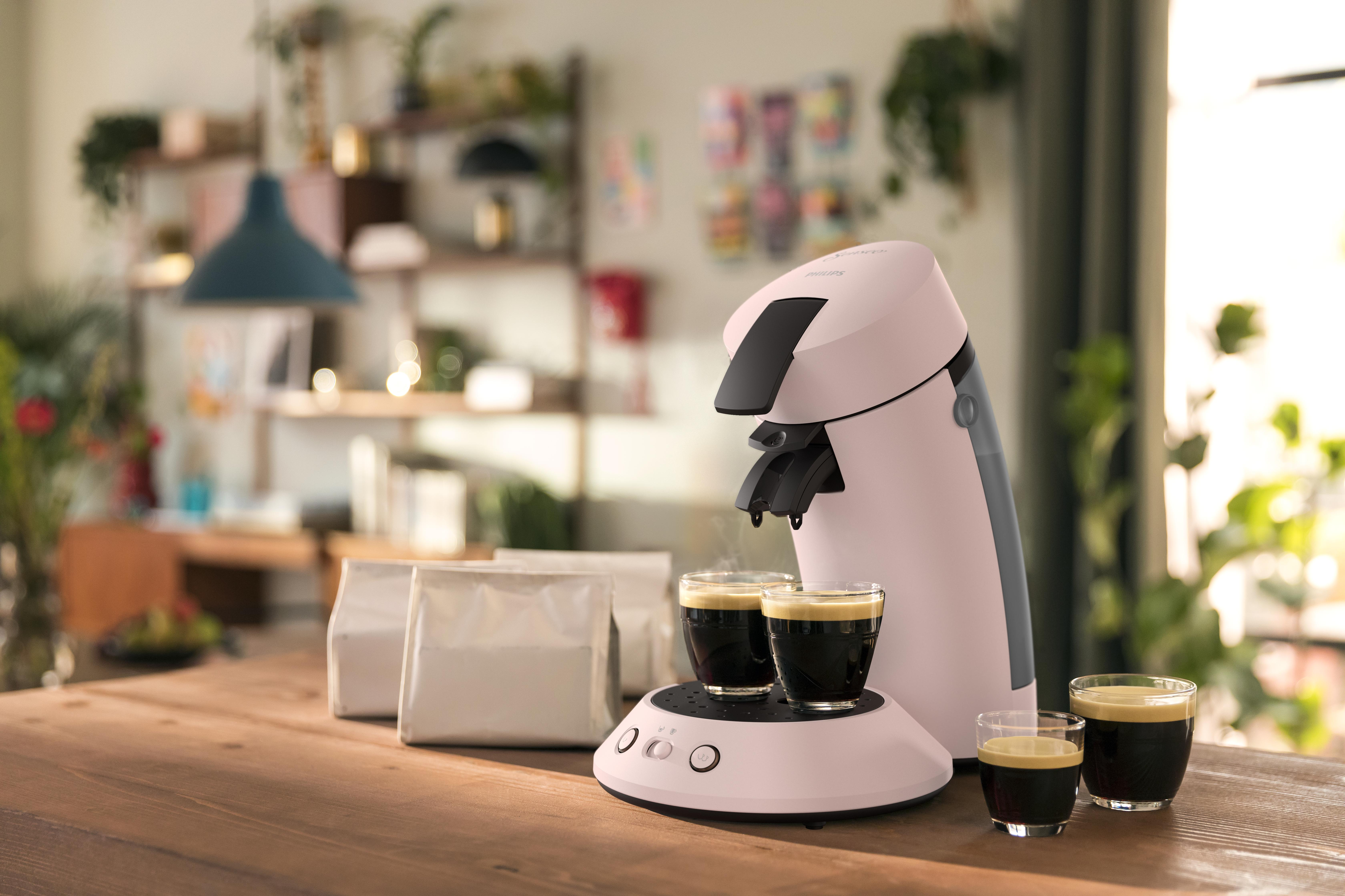 PHILIPS CSA210/30 SENSEO® Original Plus Kaffeepadmaschie, Pink