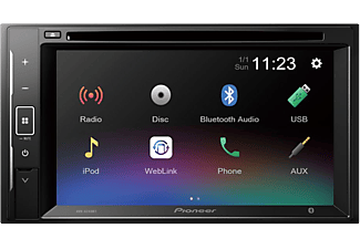 PIONEER AVH-A240BT - Autoradio (2 DIN (doppio-DIN), Nero)