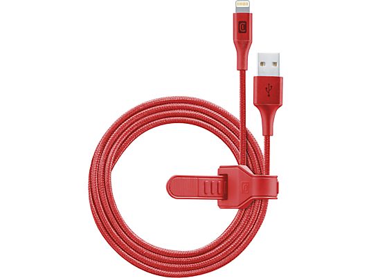 CELLULAR LINE Strip - Câble Lightning (Rouge)