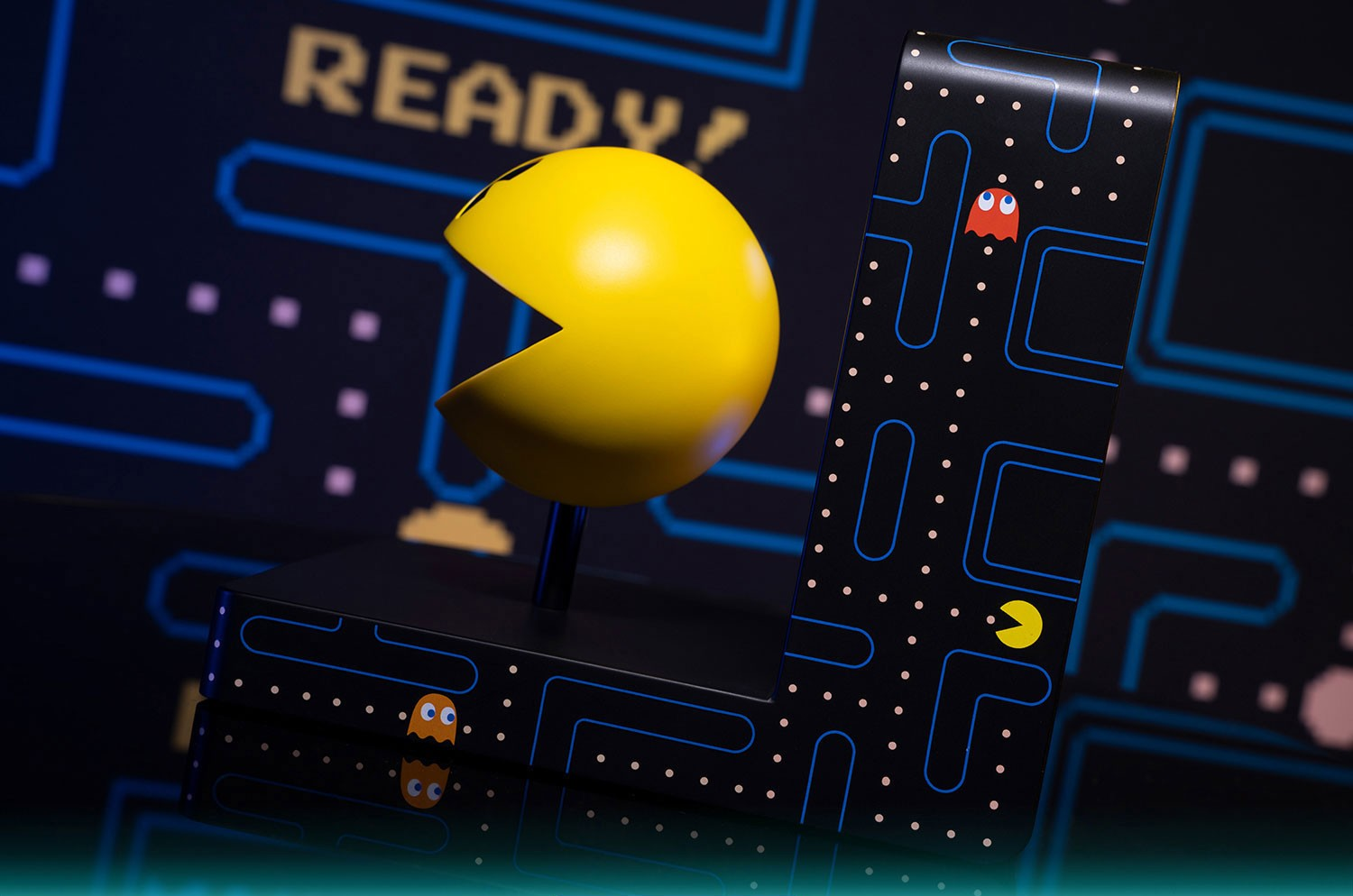 FIRST 4 FIGURE Pac-Man - Statue (Gelb/Schwarz/Blau)