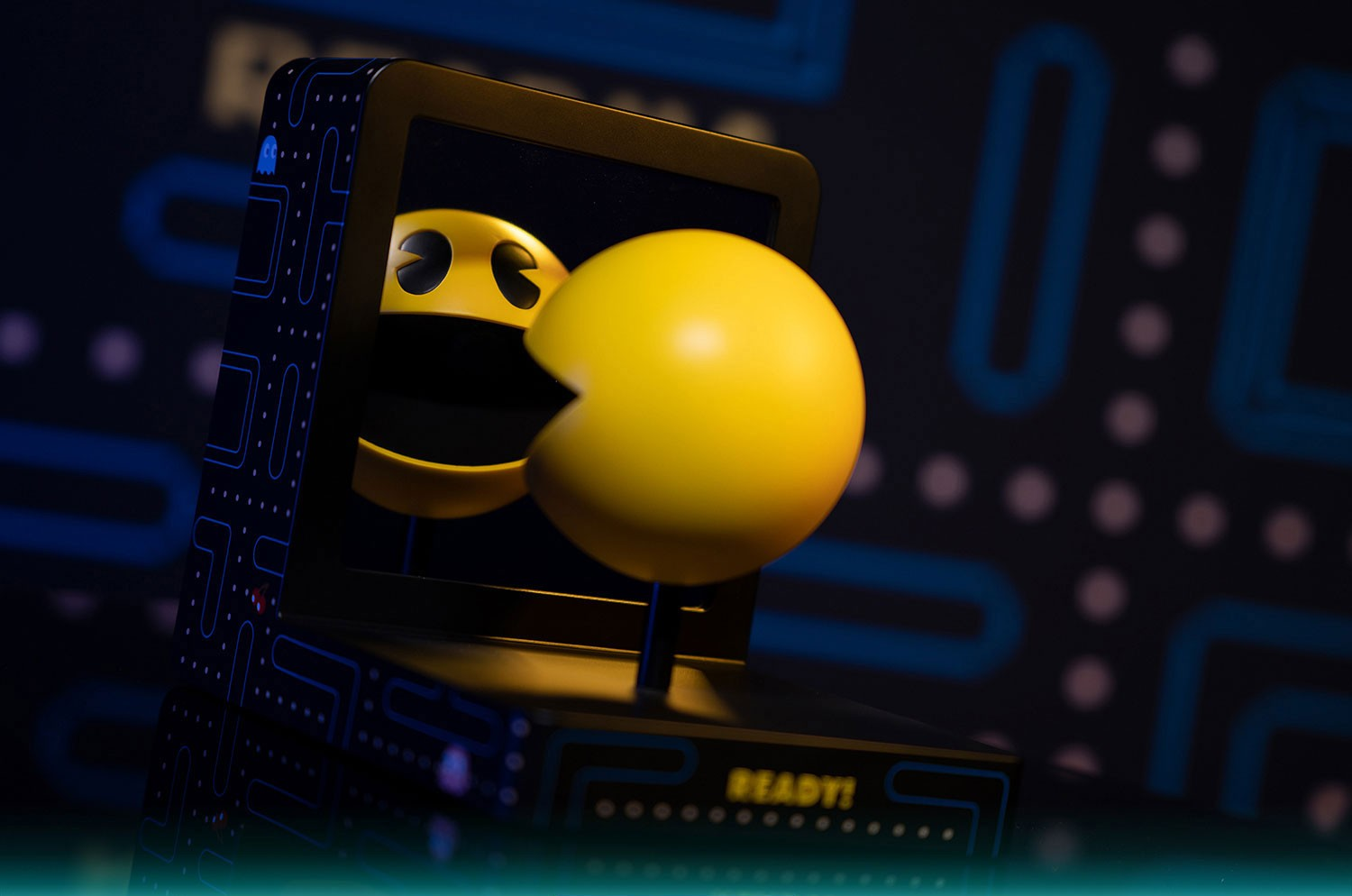 FIRST 4 FIGURE Pac-Man - Statue (Gelb/Schwarz/Blau)