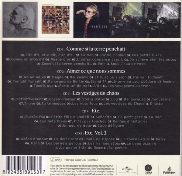 CD-hoesje met songteksten en afbeeldingen van de artiest.