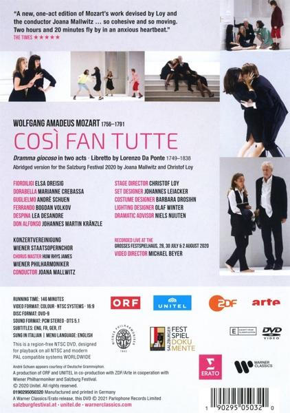 Die Rückseite einer DVD-Hülle mit Titel, Besetzung und Credits.