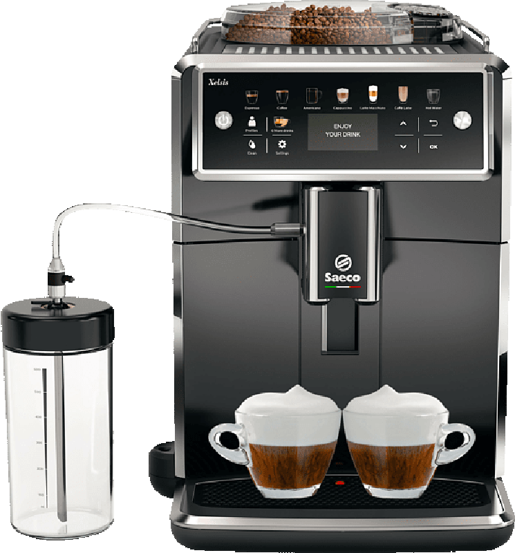 SAECO Xelsis SM7580/00 - Kaffeevollautomat (Klavierlack-Schwarz)