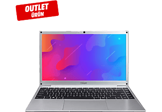 CASPER C350.4000-4C00E 14'' HD Intel N4000/4GB RAM/120GB SSD/IHD Graphics/Windows 10 Laptop Gri Outlet 1205046