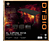 DELTACO GAMING Gamingbord DT320, metallben, justerbar höjd, inbyggd musmatta, inbyggd hängare för headset, svart