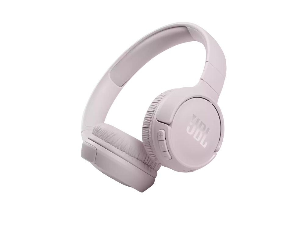 Auriculares inalámbricos - JBL Tune 510BT, De diadema, Bluetooth, Hasta 40 horas, Micrófono, Plegables, Rosa