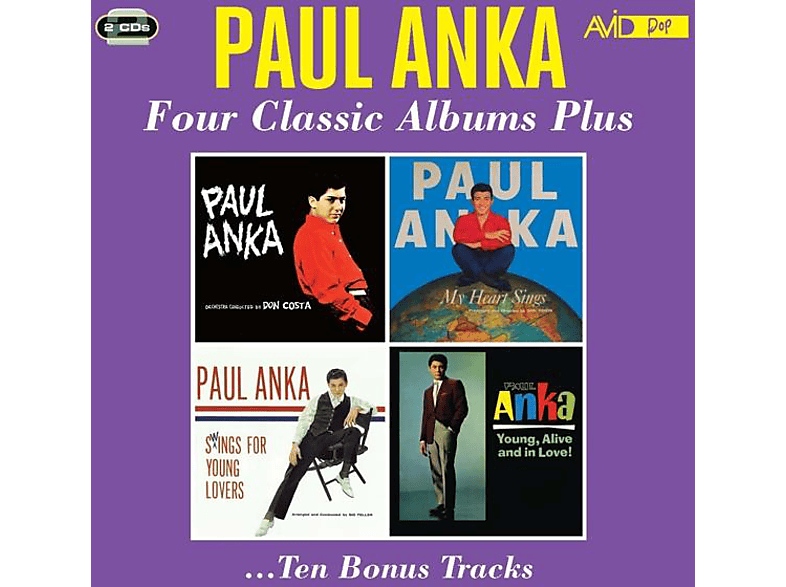- (CD) CLASSIC Anka - FOUR PLUS Paul ALBUMS