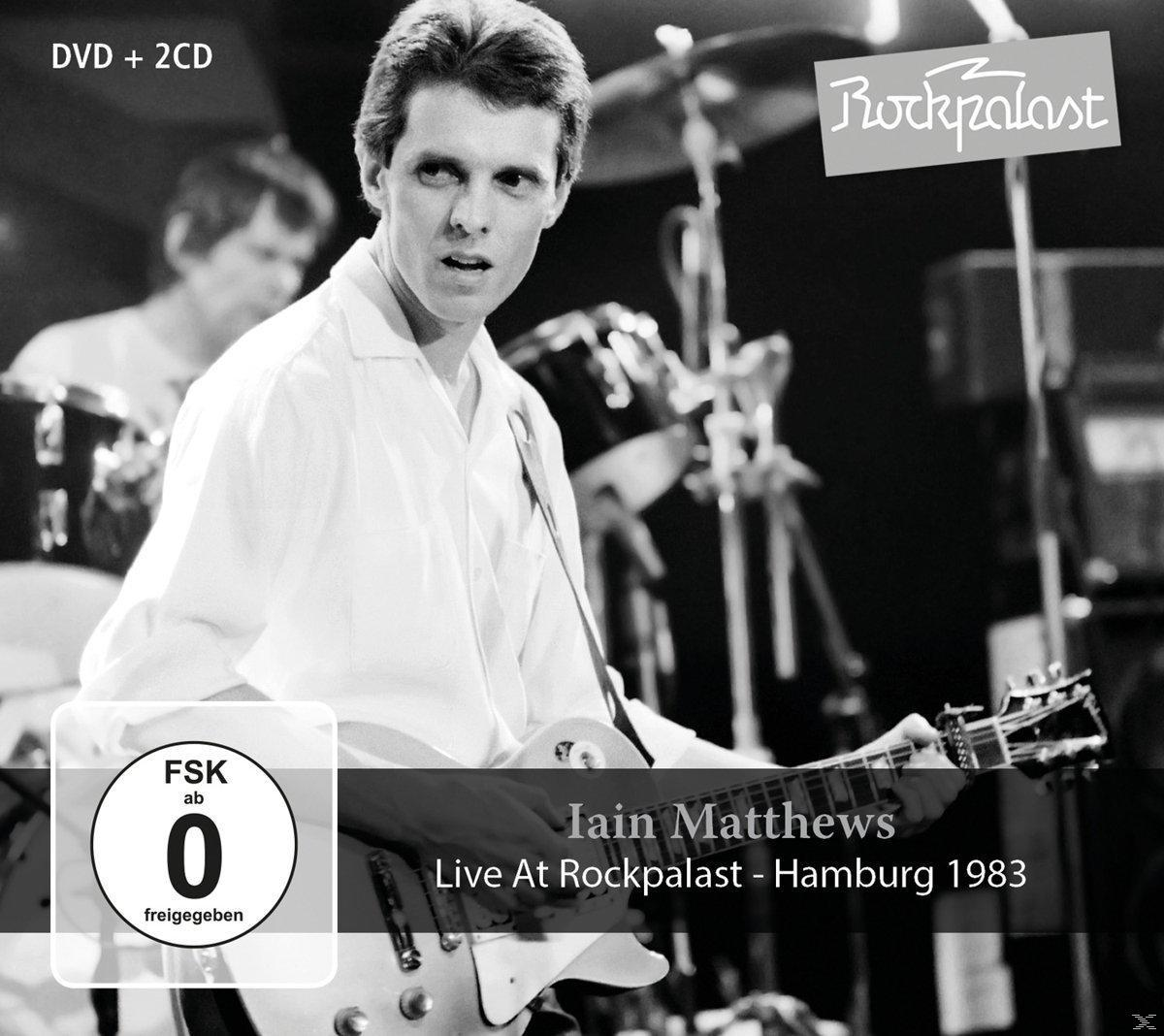 Iain Matthews spielt Gitarre auf der Bühne. DVD + 2CD und Rockpalast-Logos sind sichtbar. FSK 0.