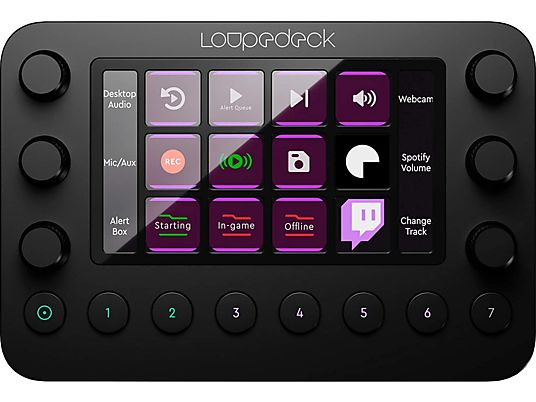 LOUPEDECK Live - Stream deck (Schwarz)