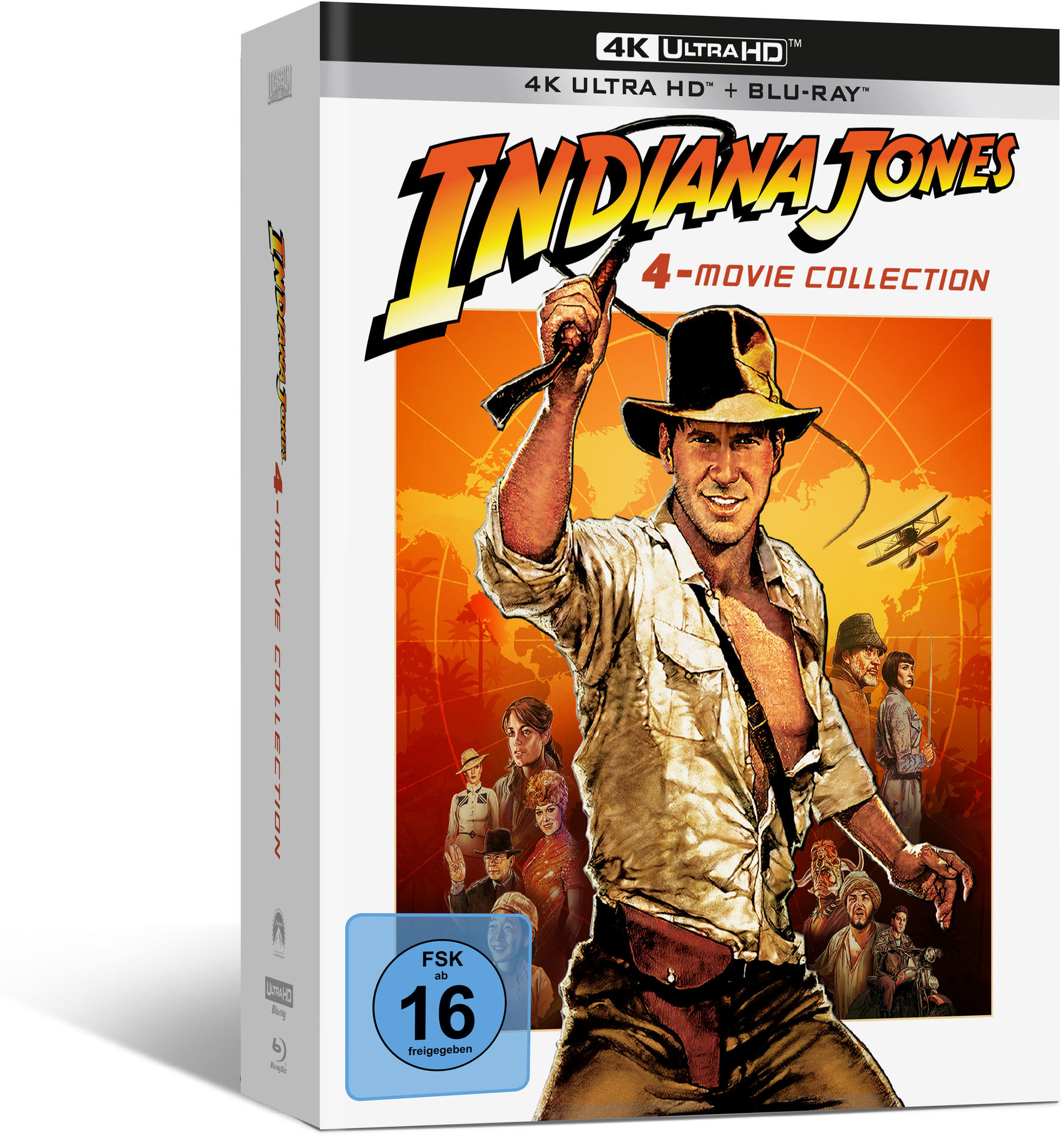Indiana Jones 1-4 4K Blu-ray + Ultra HD Blu-ray