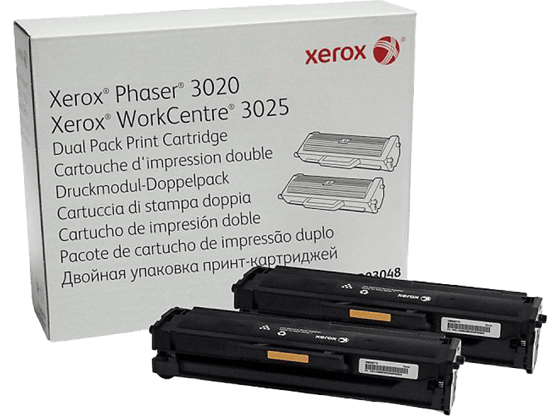 XEROX 106R03048 fekete toner 2db-os kiszerelés 2x1.5K