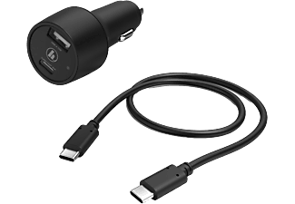 HAMA USB és Type-C autós töltő szett 1m 30W (210522)