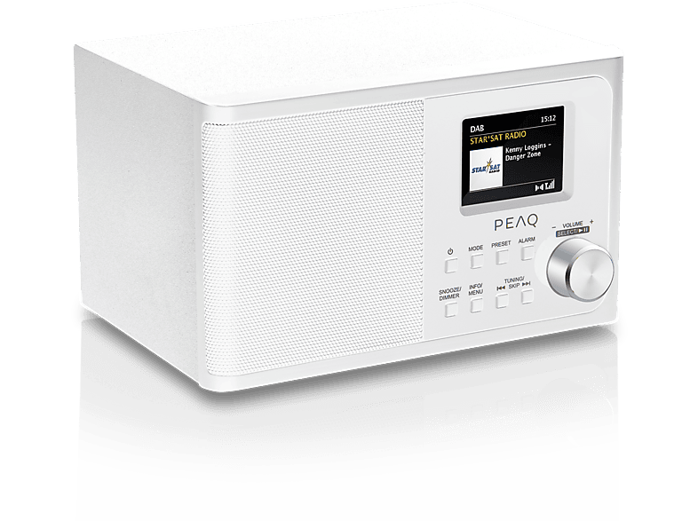 Thumbnail - PEAQ PDR170BT-W-1 DAB+ Radio, DAB+, DAB, FM, Bluetooth, Weiß