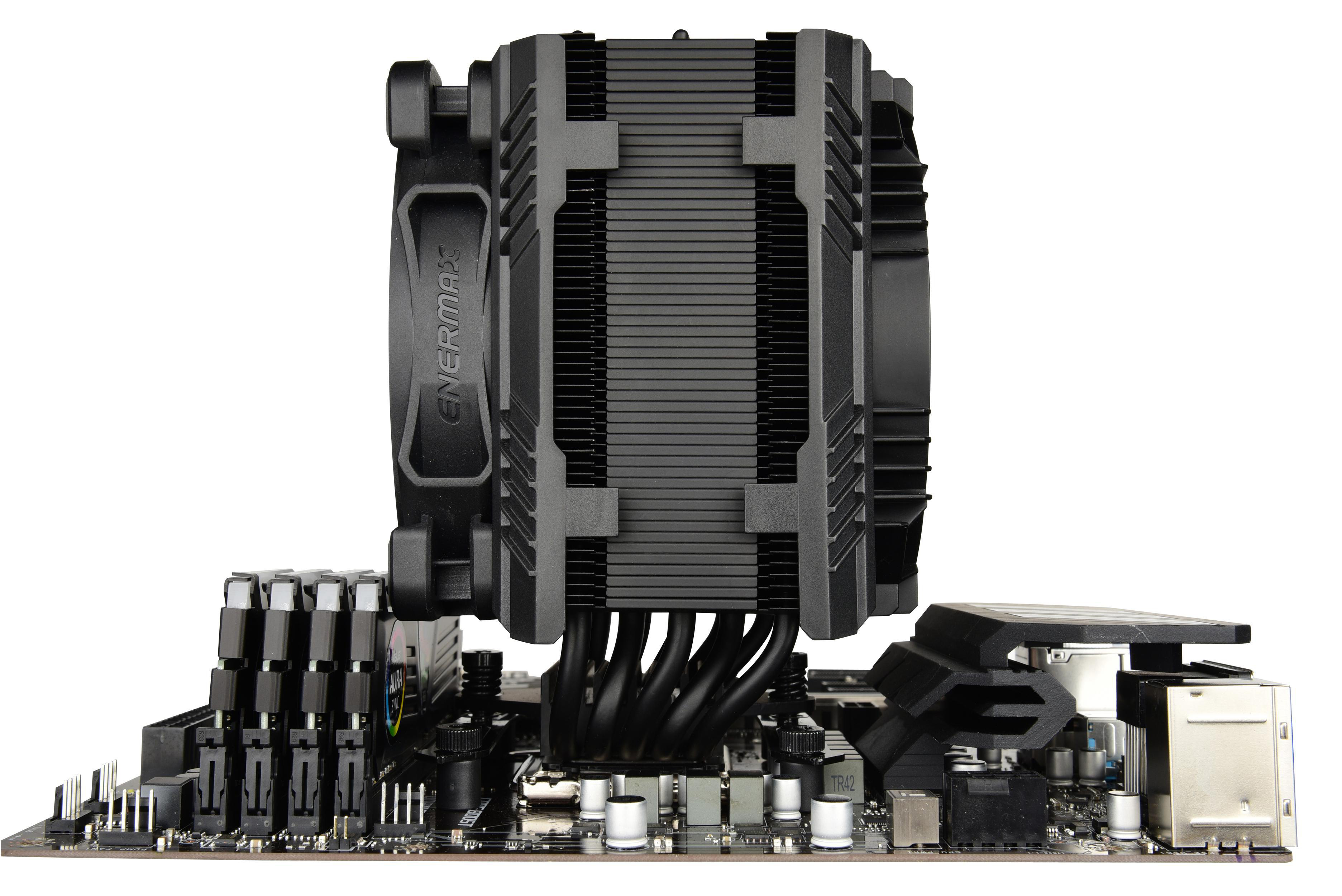 ENERMAX ETS-T50 AXE ARGB CPU Kühler, Schwarz