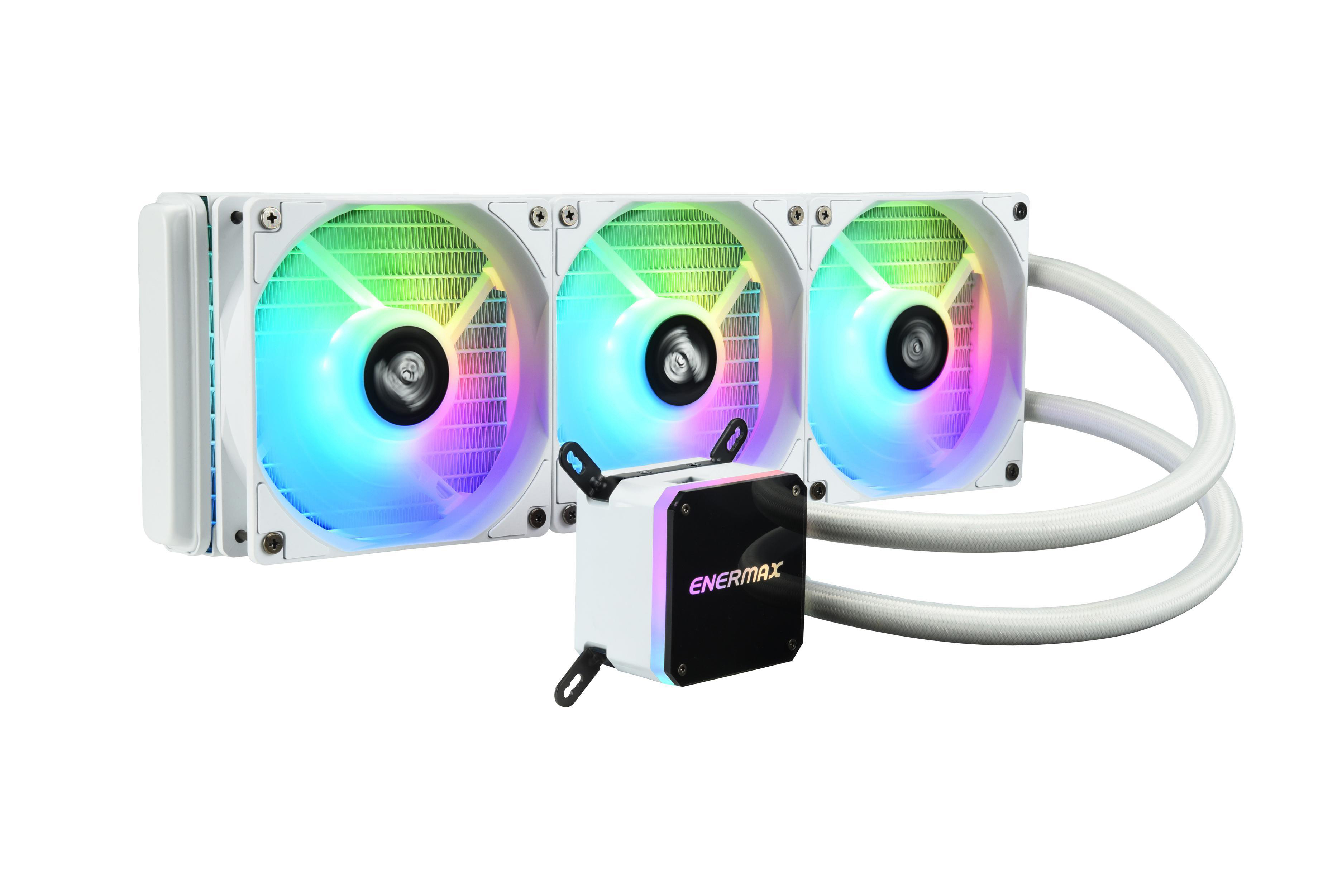 ENERMAX Liqmax III ARGB 360 CPU Wasserkühlung, Weiß