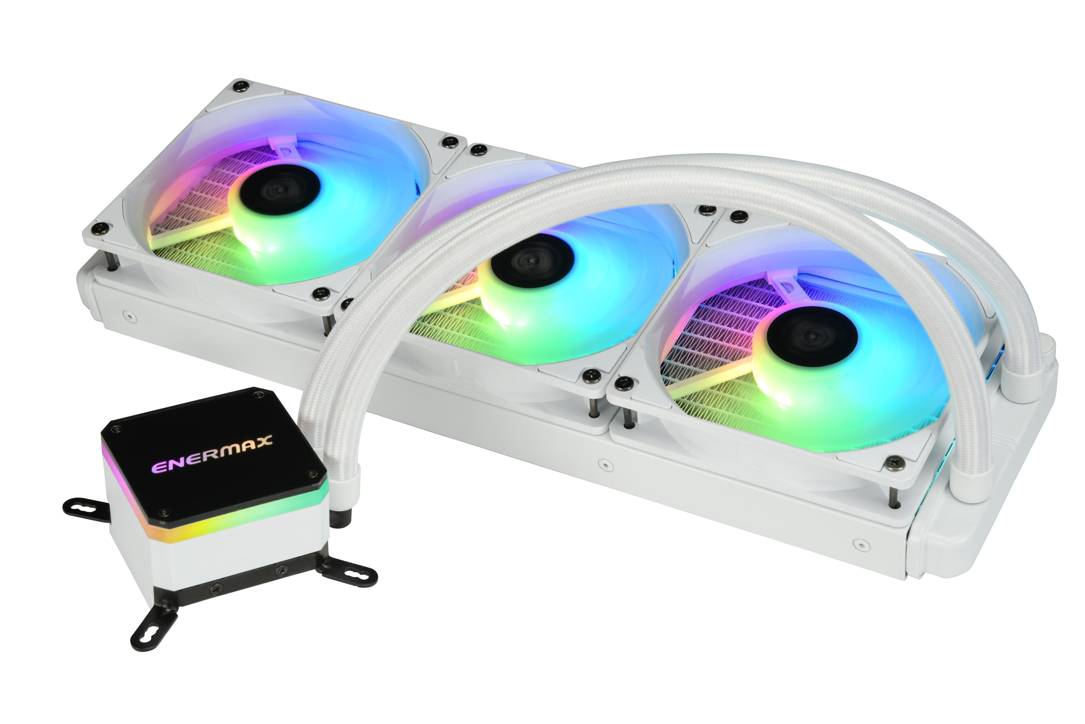 ENERMAX Liqmax III ARGB 360 CPU Wasserkühlung, Weiß