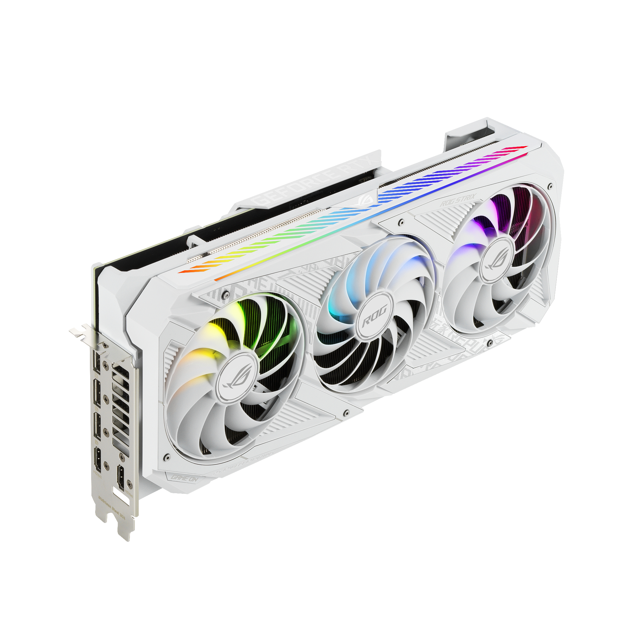 ASUS GeForce RTX™ 3080 ROG Strix Gaming White 10GB (90YV0FA6-M0NM00) (NVIDIA, Grafikkarte)