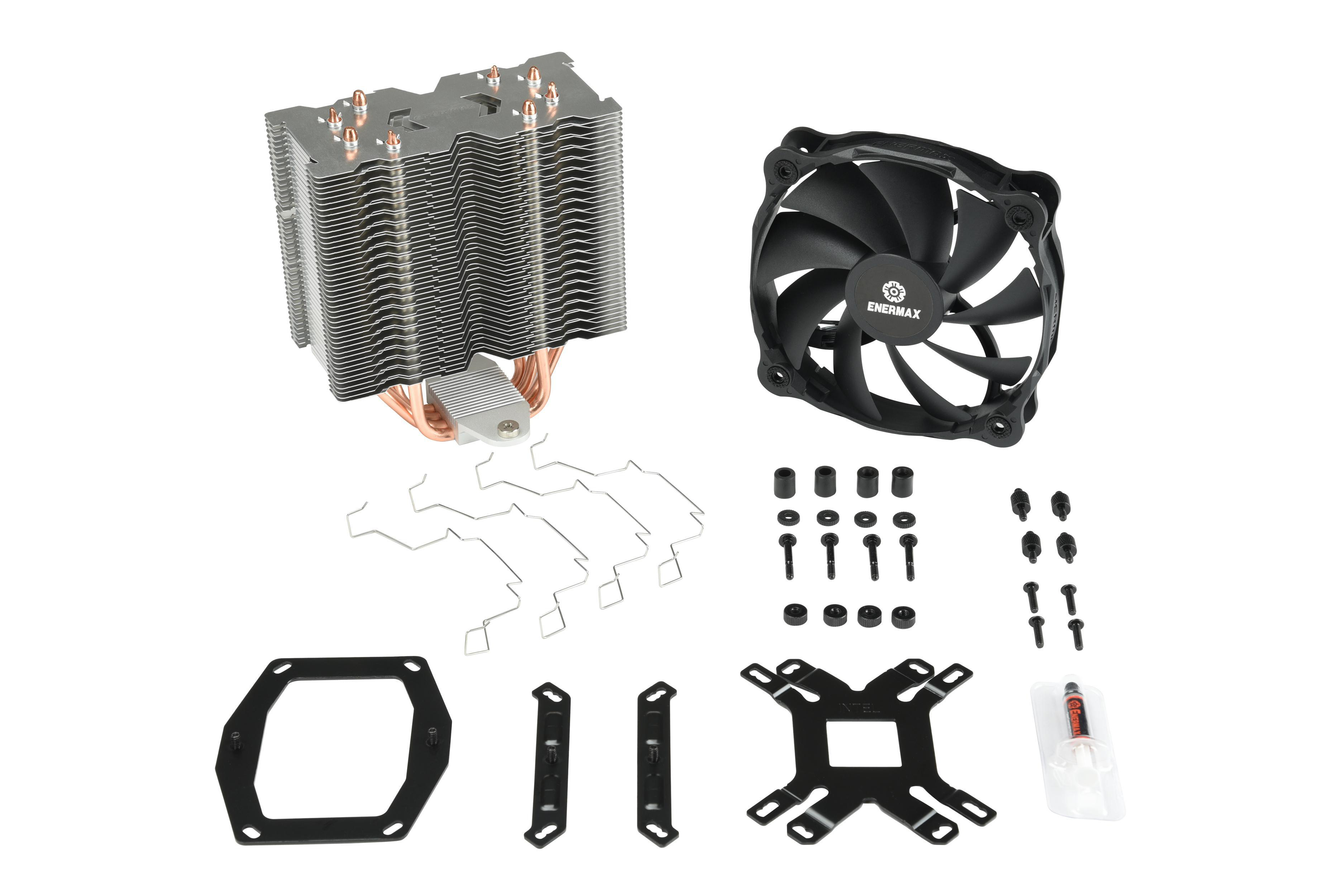 ENERMAX ETS-F40-FS Silent Edition CPU Kühler, Silber