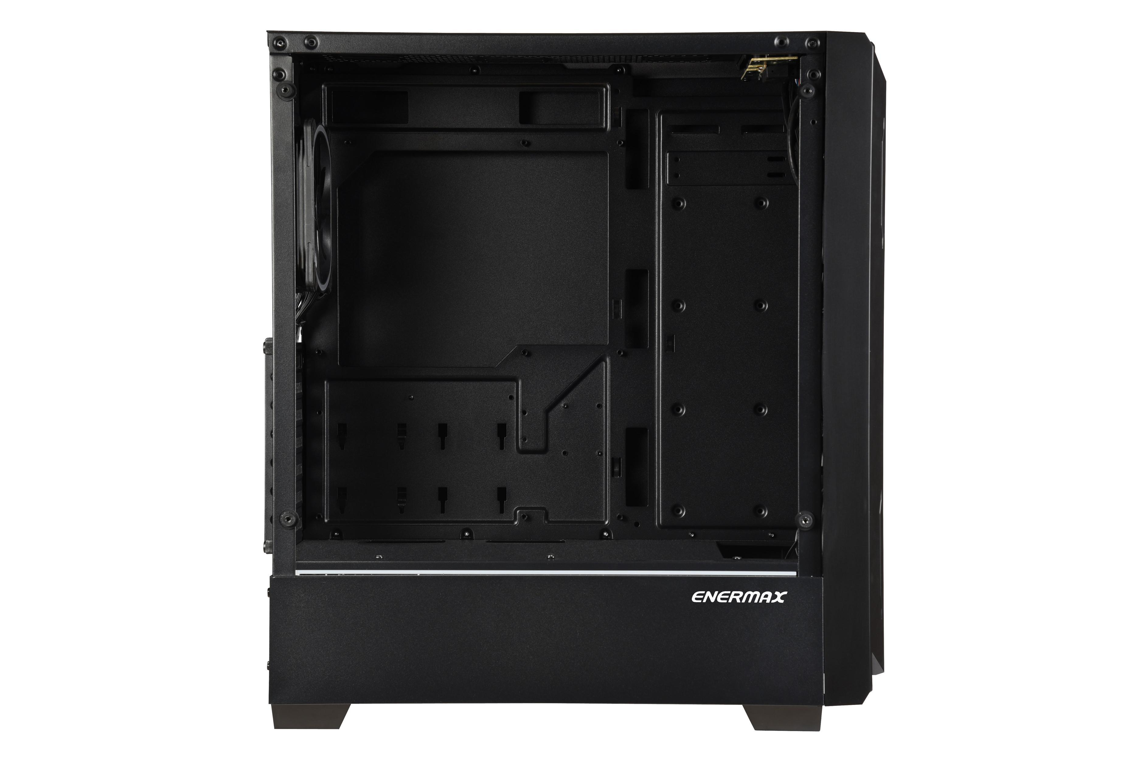 ENERMAX Libllusion LL30 PC-Gehäuse, Schwarz