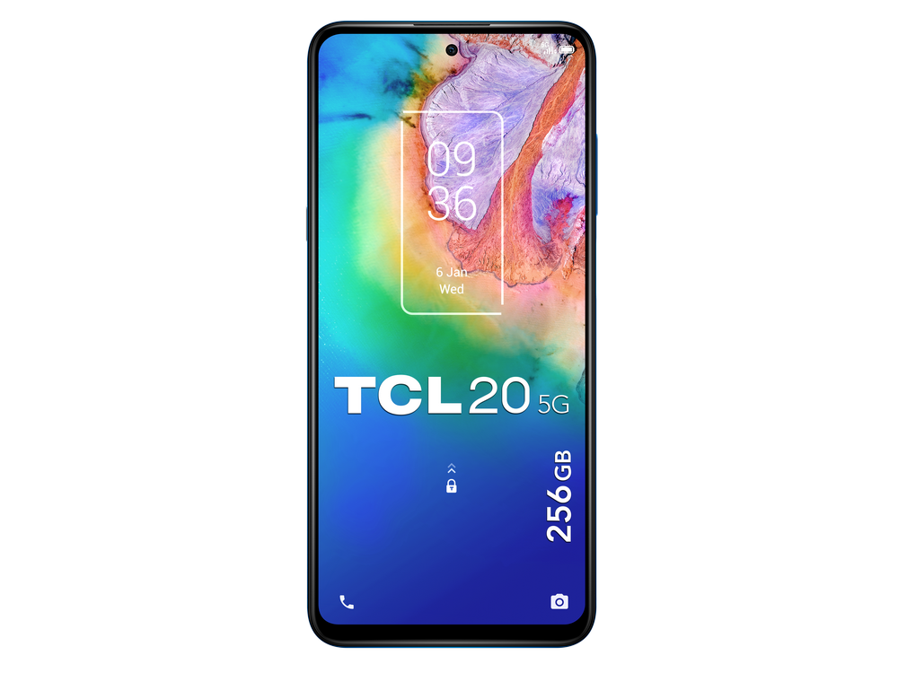TCL 20 5G, Azul, 256 GB, 6 GB, 6.67" Full HD+, Qualcomm Snapdragon 690 5G, 4500 mAh, Android