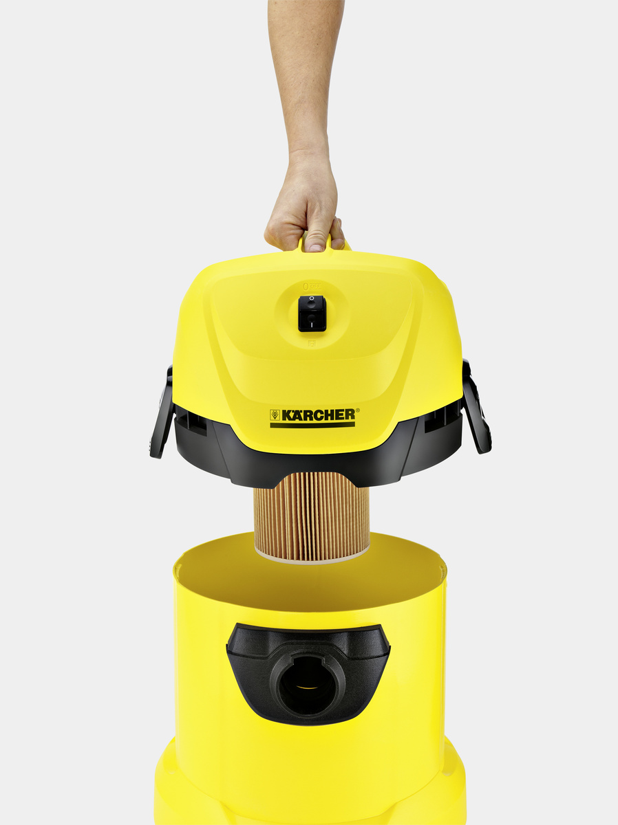 KARCHER WD 3 EU Islak Kuru Elektrik Spürgesi Sarı