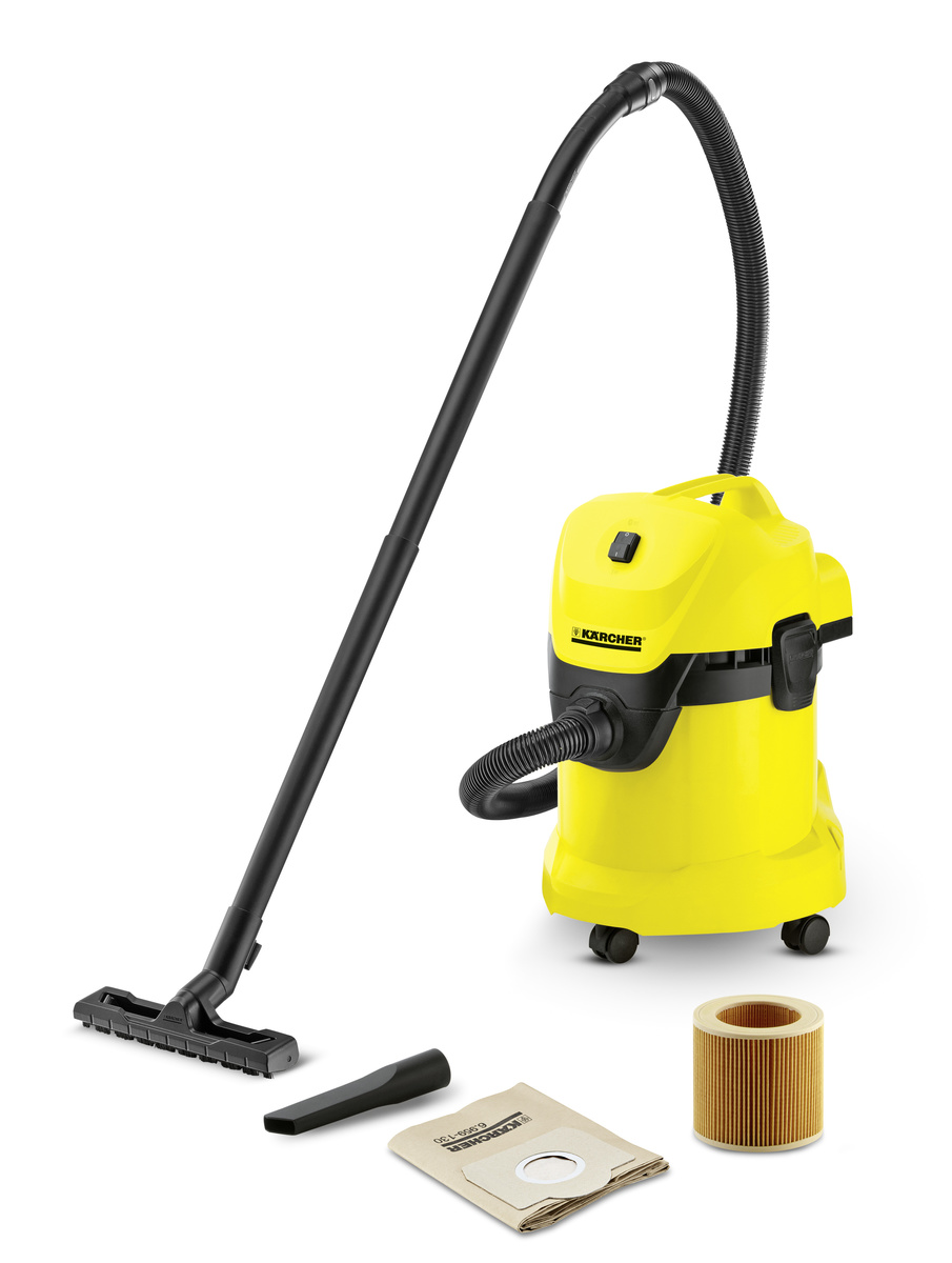 KARCHER WD 3 EU Islak Kuru Elektrik Spürgesi Sarı