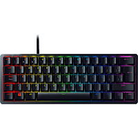Teclado gaming - Razer Huntsman Mini Purple Switch, USB, Chroma RGB, Negro
