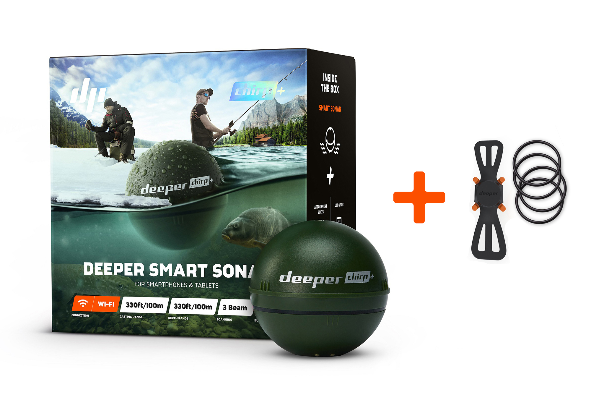 DEEPER Deeper CHIRP inkl. Smartphonehalterung Angeln