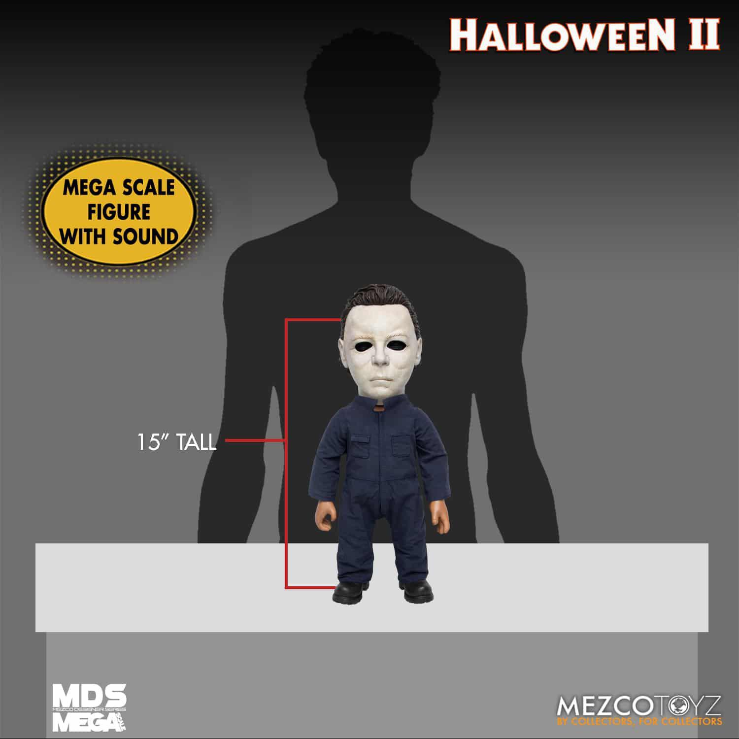 MEZCO TOYS Halloween 2 MDS Michael Myers mit Sound Figur