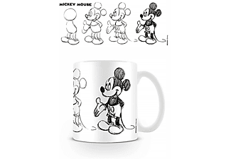 PYRAMID INTERNATIONAL Walt Disney's Mickey Mouse Sketch Process Tasse