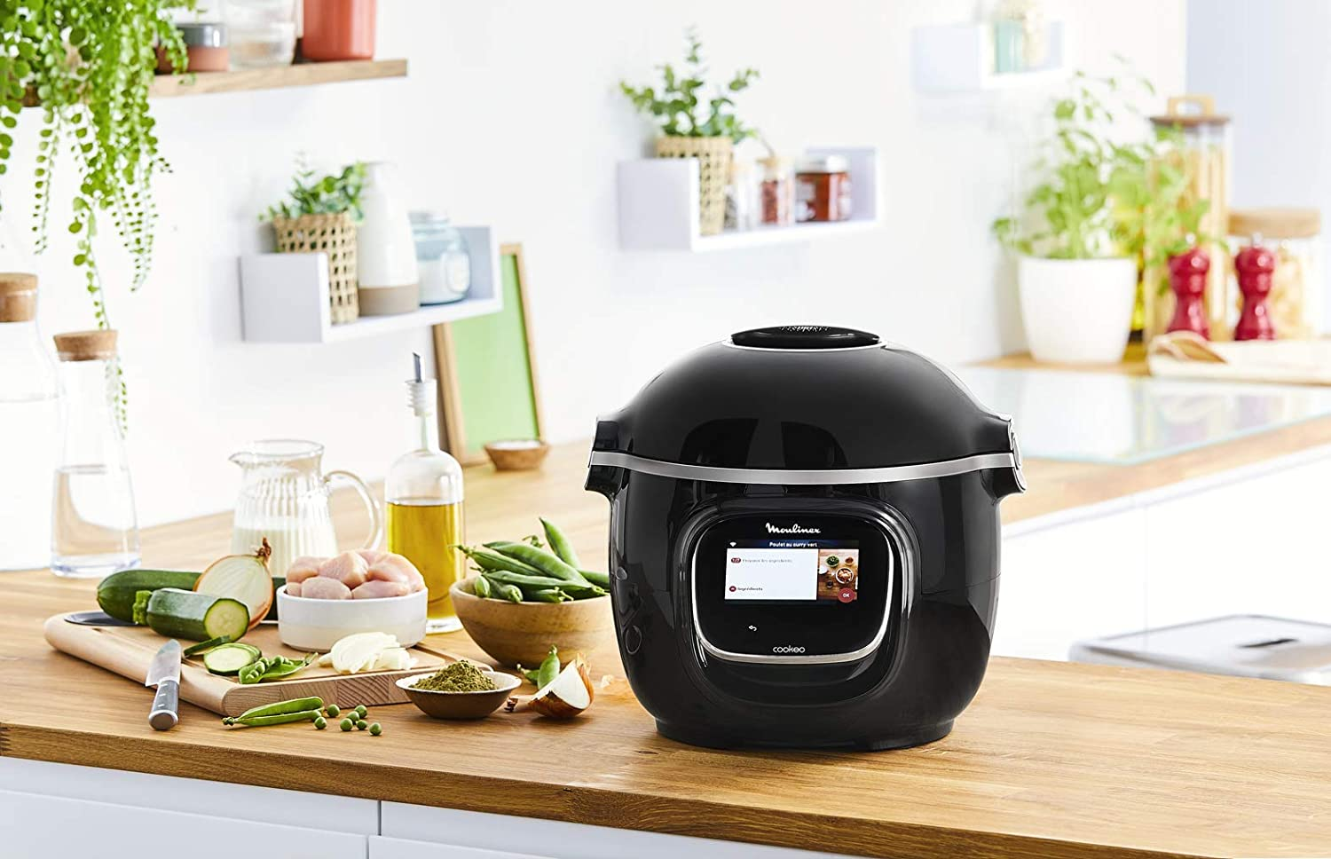 MOULINEX Cookeo Touch (CE9028) Multicuiseur (Noir)