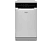 WHIRLPOOL WSFC 3M17 X Keskeny mosogatógép, takarékos féltöltet opció, indításkésleltetés