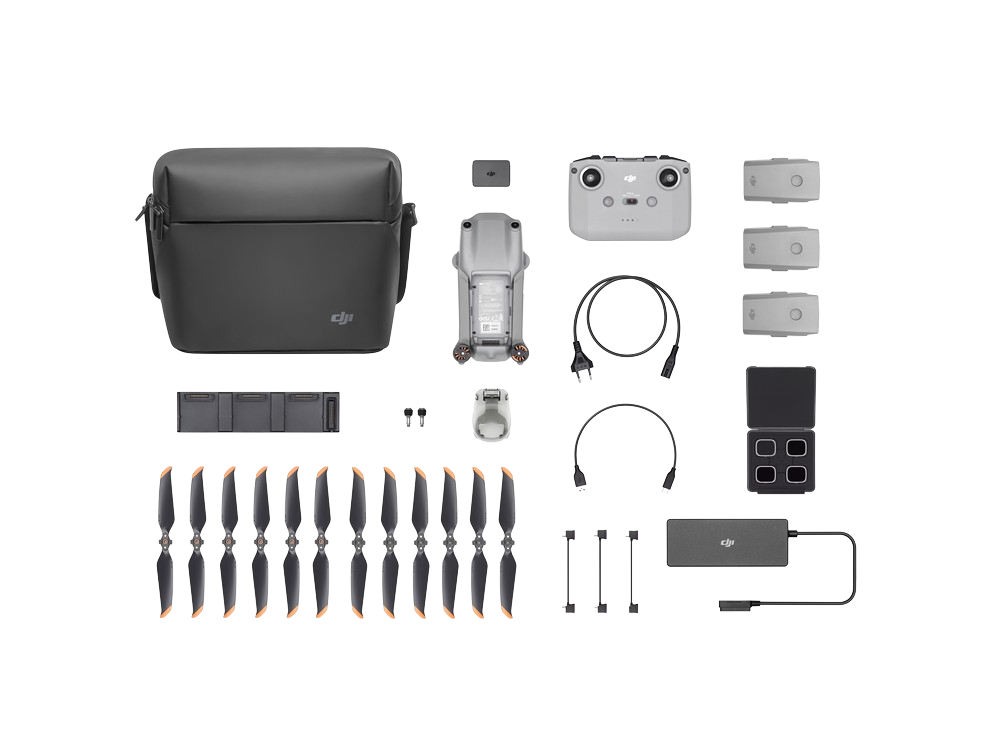 Dji Air 2s fly more combo drone 3 ejes gimbal con en 5.4k sensor cmos 1 pulgada 4 direcciones fhd desde 12 km fcc mastershots gris 20 mp 5.4k30 8 31