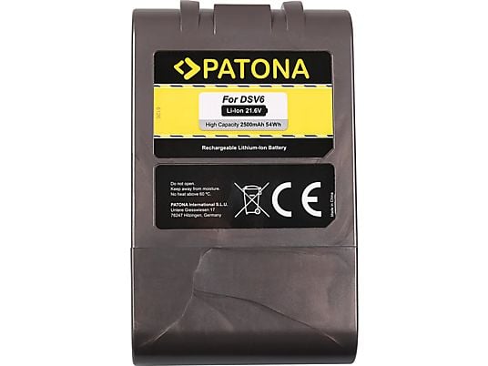 PATONA 6126 Dyson V6 - Batterie de rechange (Noir)