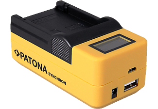 PATONA 4527 Synchron Charger - Caricatore USB sincrono (Nero/Giallo)