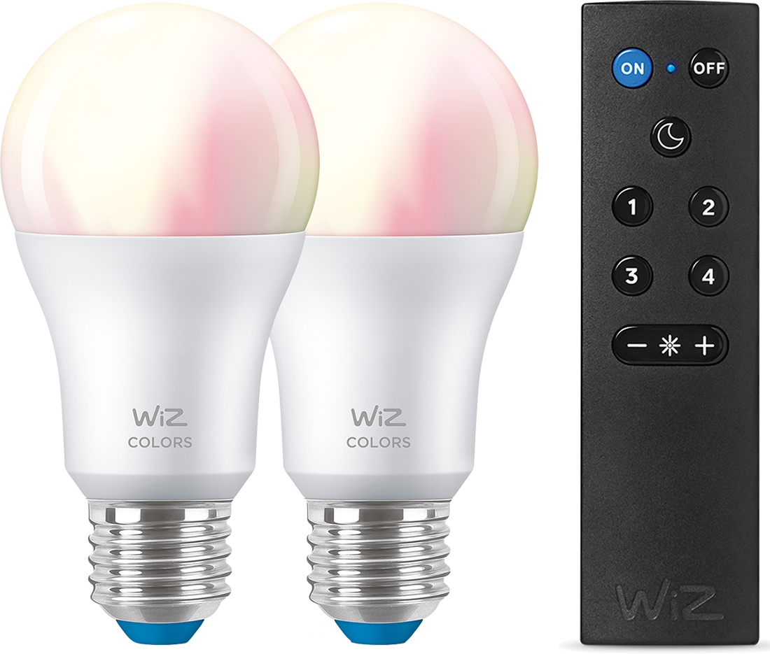 WIZ Slimme LED-Verlichting Wit en Gekleurd Licht E27 60W