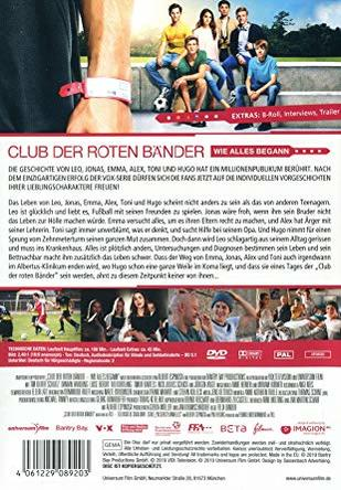 DVD-Hülle hinten mit Fotos der Besetzung, Text auf Deutsch und einem Fußball.