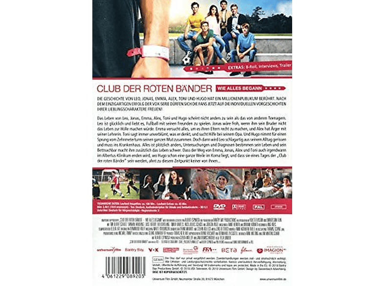 Thumbnail - Club der roten Bänder - Wie alles begann DVD