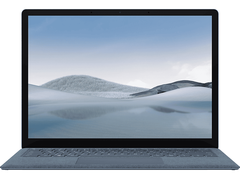 MICROSOFT Surface Laptop 4, Notebook, mit 13,5 Zoll Display Touchscreen, Intel® i5-1135G7 Prozessor, 8 GB RAM, 512 GB SSD, Intel®, Iris® X, Eisblau Windows 10 Home (64 Bit)