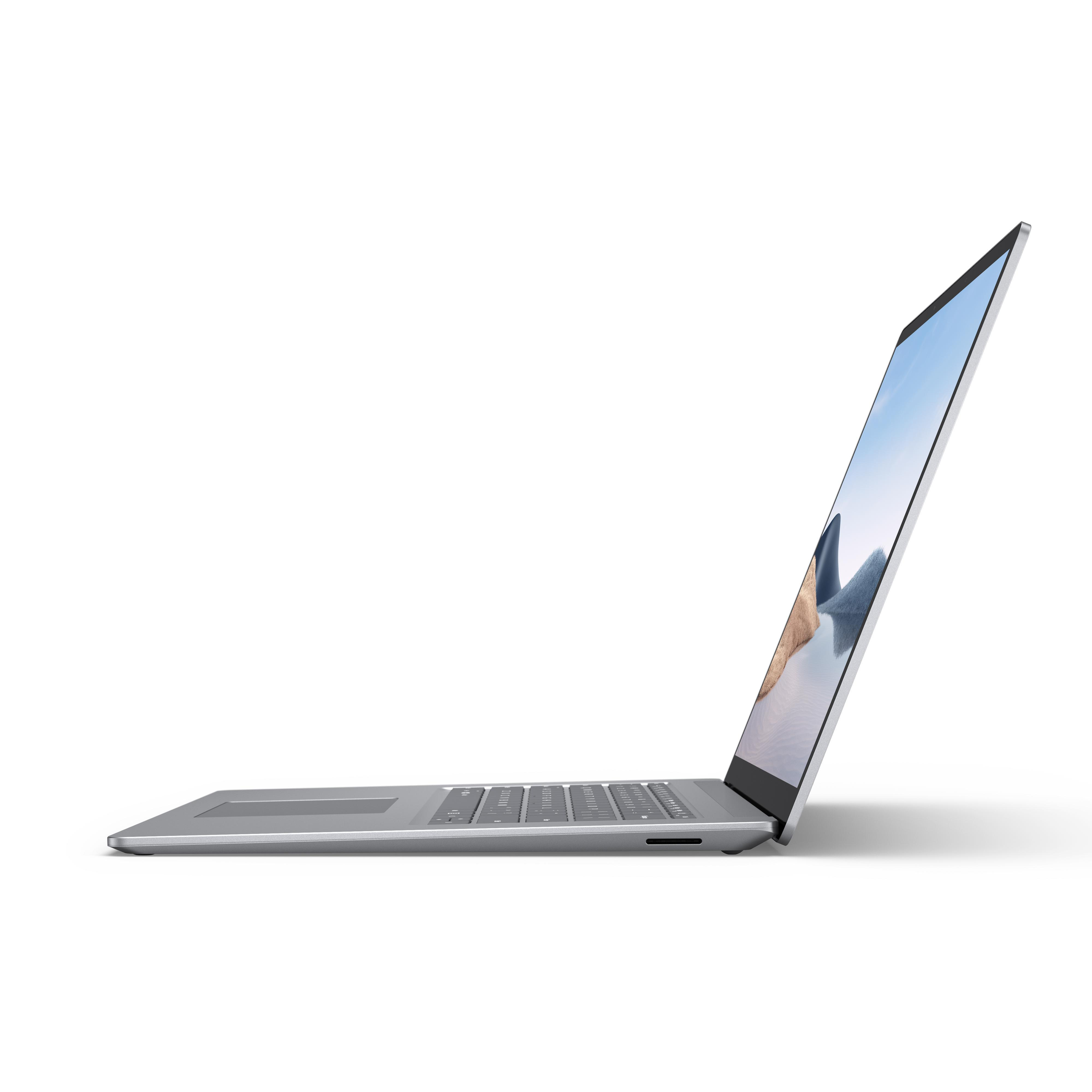 MICROSOFT Surface Laptop 4, Notebook, AMD mit Zoll Display SSD, GB Touchscreen, RAM, Radeon™ Vega Platin 8, 15 Prozessor, 4980U 256 GB AMD, 8