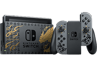 Consola - Nintendo Switch (Monster Hunter Rise Edition), 6.2", Joy-Con, Con Juego Monster Hunter Rise, Gris